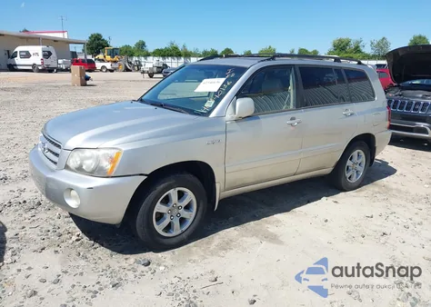 2001 Toyota Highlander V6 from USA, damaged, VIN JTEGF21A910021751